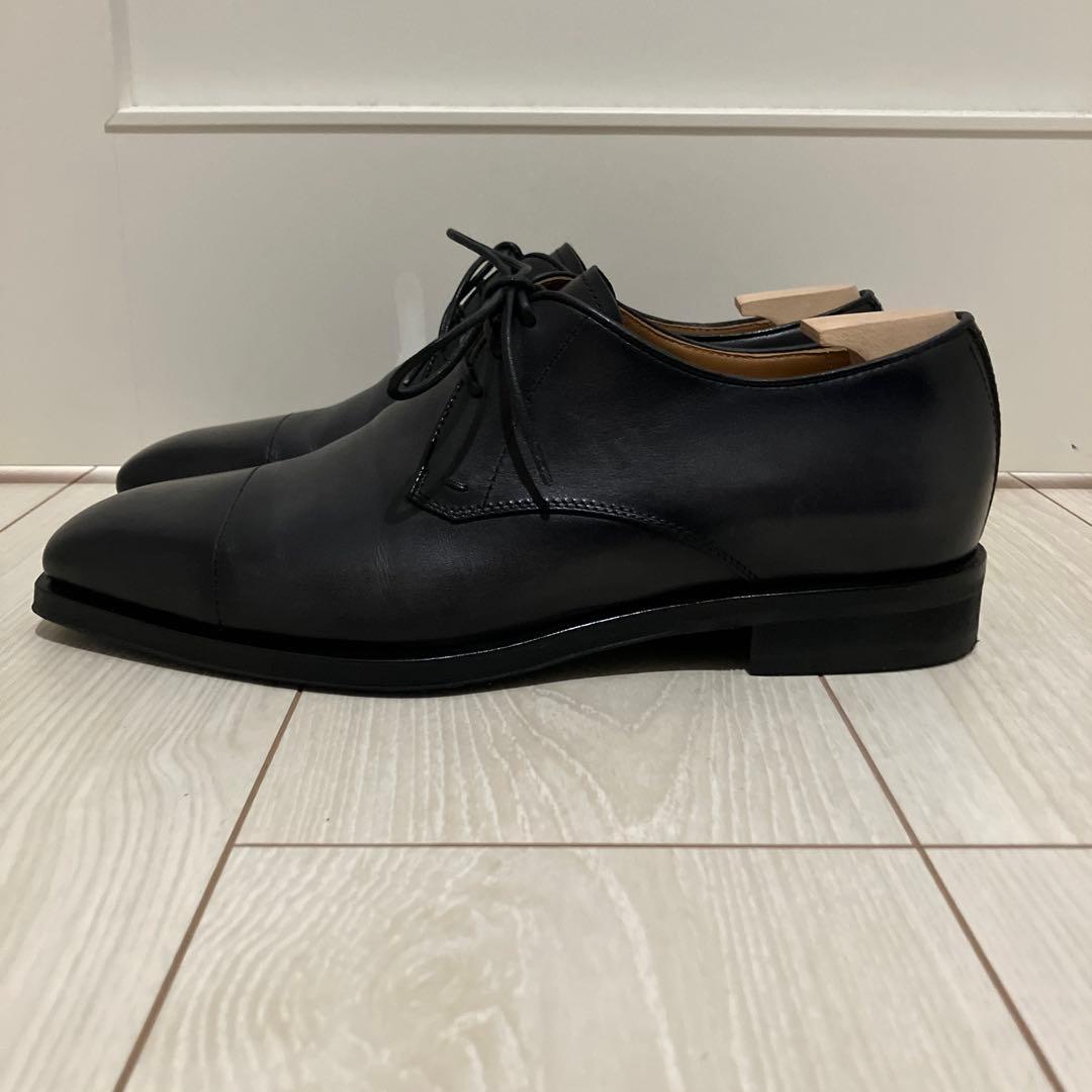 美品！ベルルッティ　レザーダービー　ブラック　　シューツリーとBOX付き