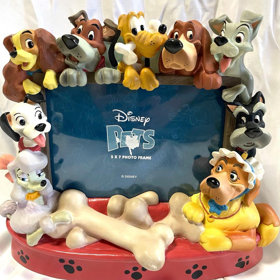 ディズニー ペットキャラクター フォトフレーム 9キャラクター 5×7インチ対応