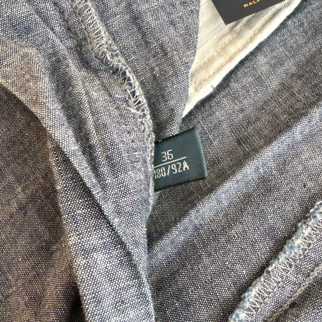 な*す様 【新品タグ付】ラルフローレン シャンブレーデニムショートパンツ　薄手膝