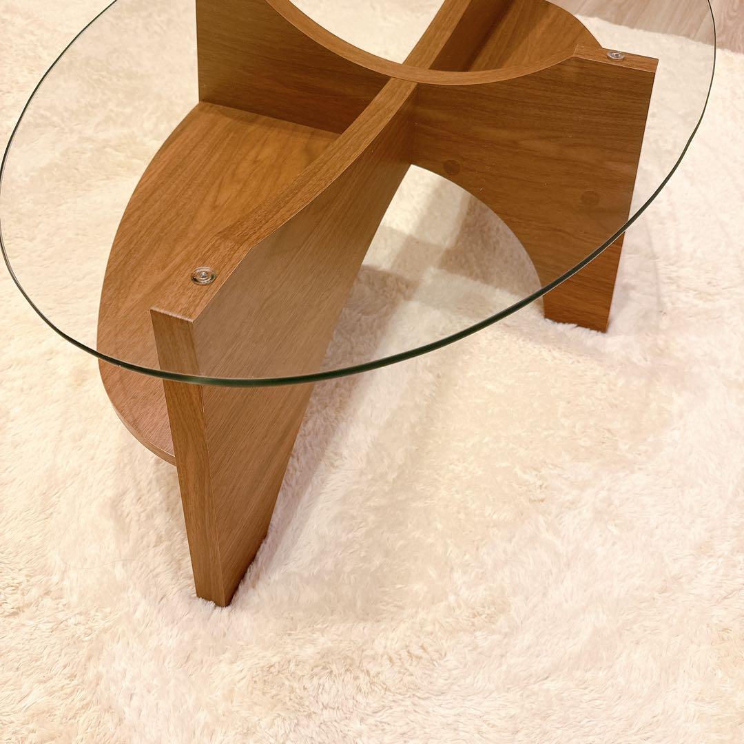 AZUMAYA オーバルテーブル LE-454WAL