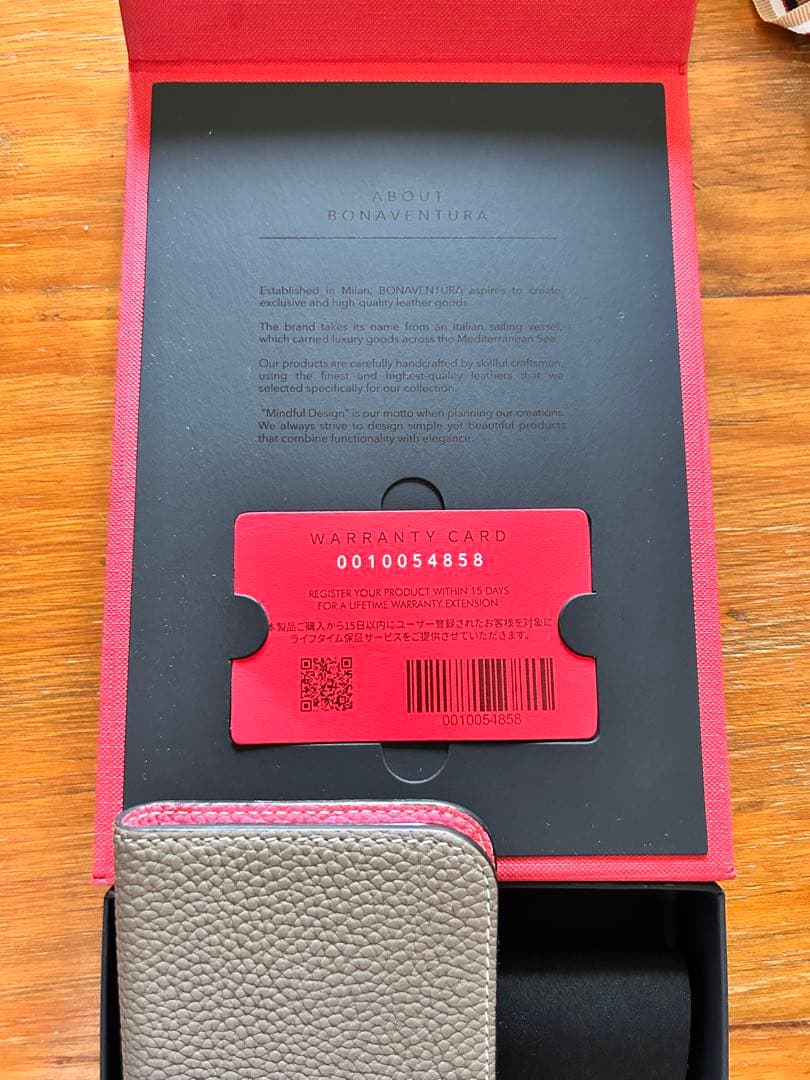 mar❗️購入不可❗️BONAVENTURA レザー手帳型ケース