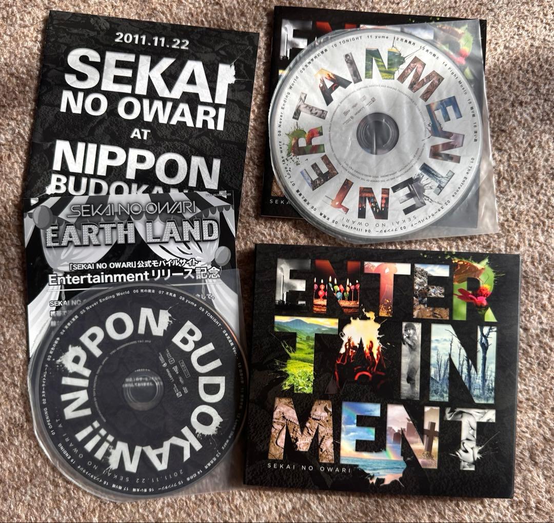 【セット売りのみ】SEKAI NO OWARI CD DVD グッズ