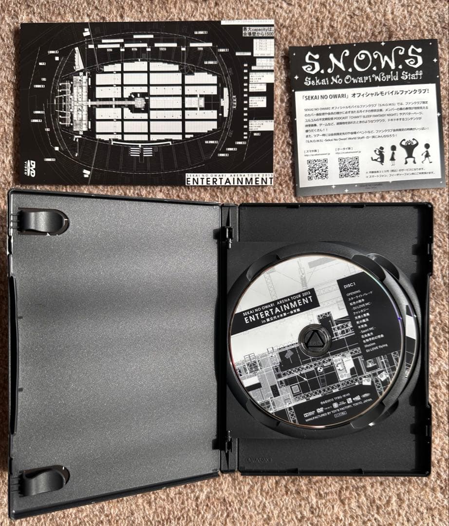 【セット売りのみ】SEKAI NO OWARI CD DVD グッズ