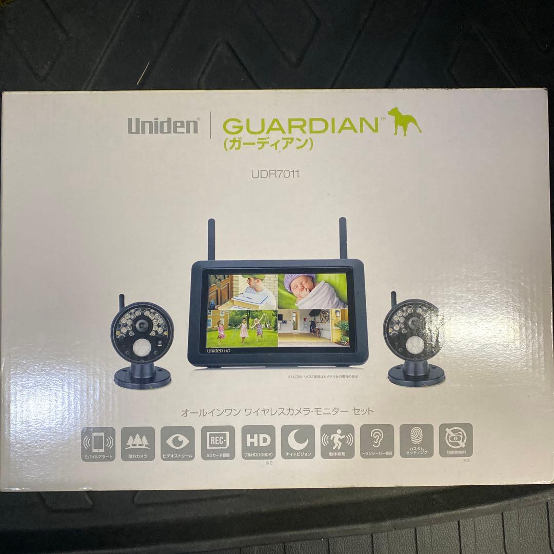 s*5様 Uniden UDR7011 ワイヤレス 防犯カメラ モニターセット