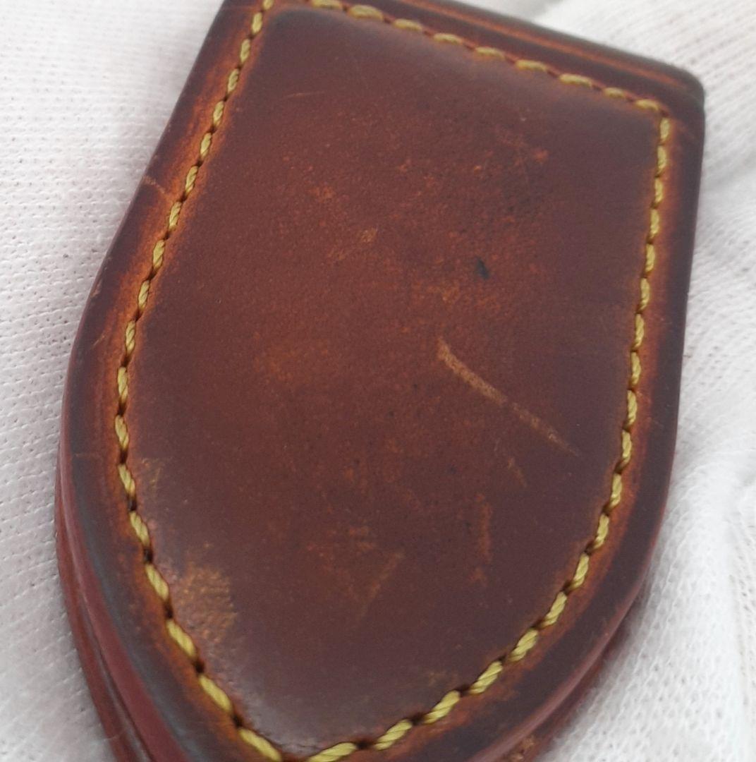 Z07-83　ルイヴィトン　マネークリップ　ブラウン　パンス