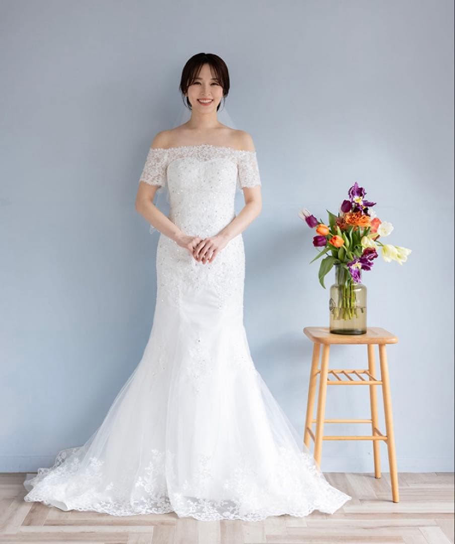 ビタースウィート　オフショルダー マーメイドドレス