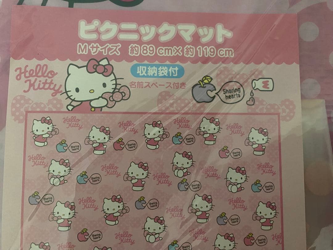 新品未開封　ハローキティ　レッスンバックとレジャーシート