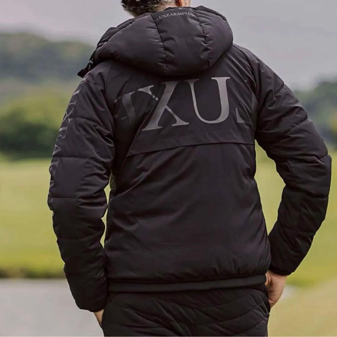 新品【LUXEAKMPLUS】ゴルフ　パデッドジャケット　中綿ジャケット　XL