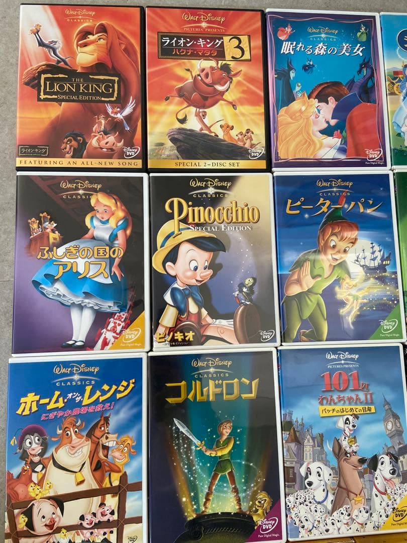 ディズニーDVDコレクション まとめ売り