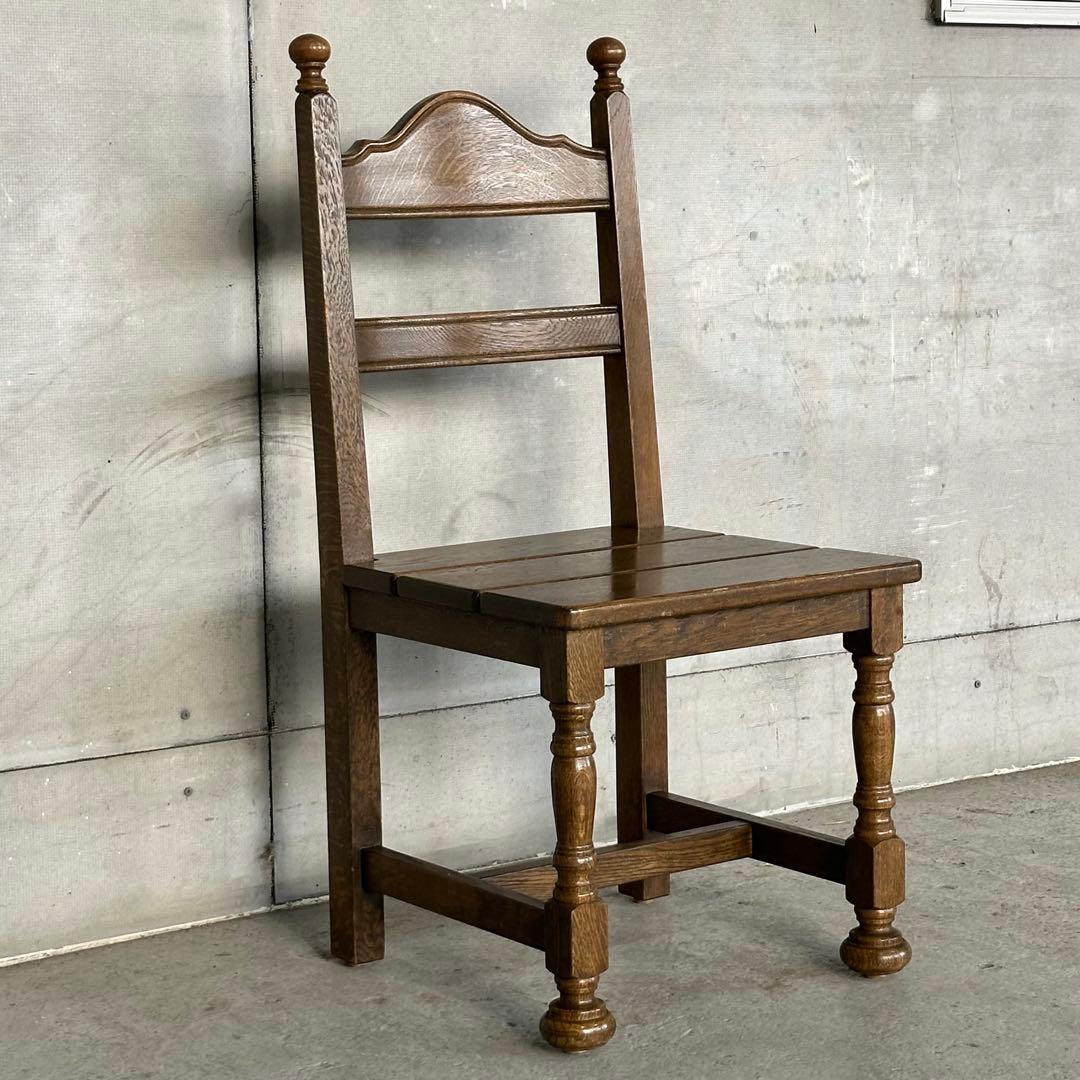 ✦昭和レトロ✦ オーク材 椅子｜ヴィンテージ ダイニングチェア｜無垢木製