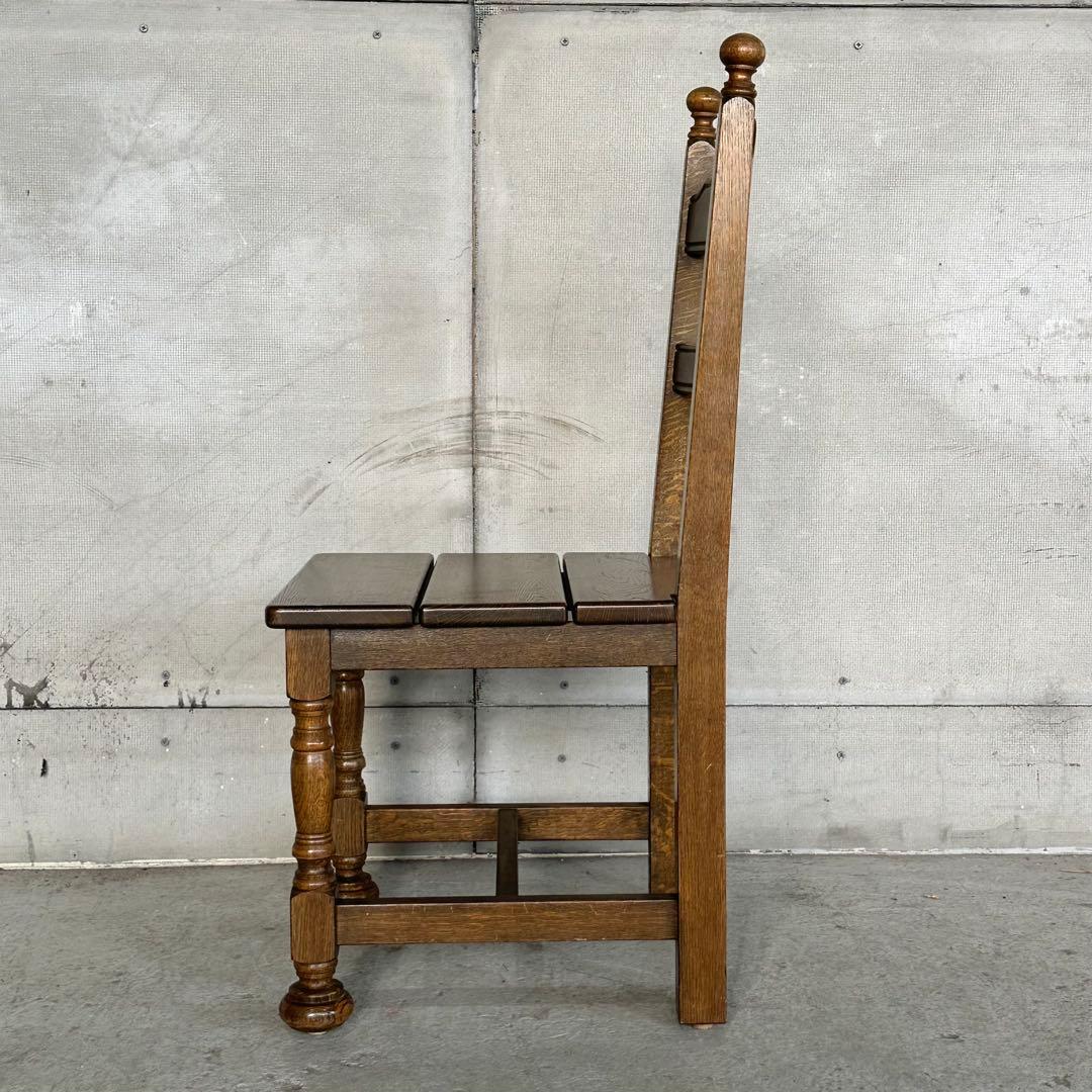 ✦昭和レトロ✦ オーク材 椅子｜ヴィンテージ ダイニングチェア｜無垢木製