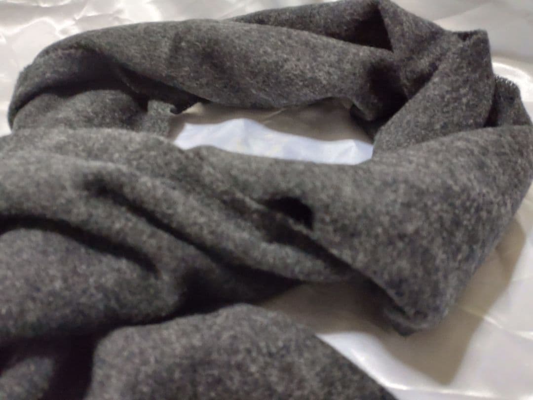 新品ヴィヴィアン・ウエストウッド　マルチカラーマフラーダークグレー　Italy製