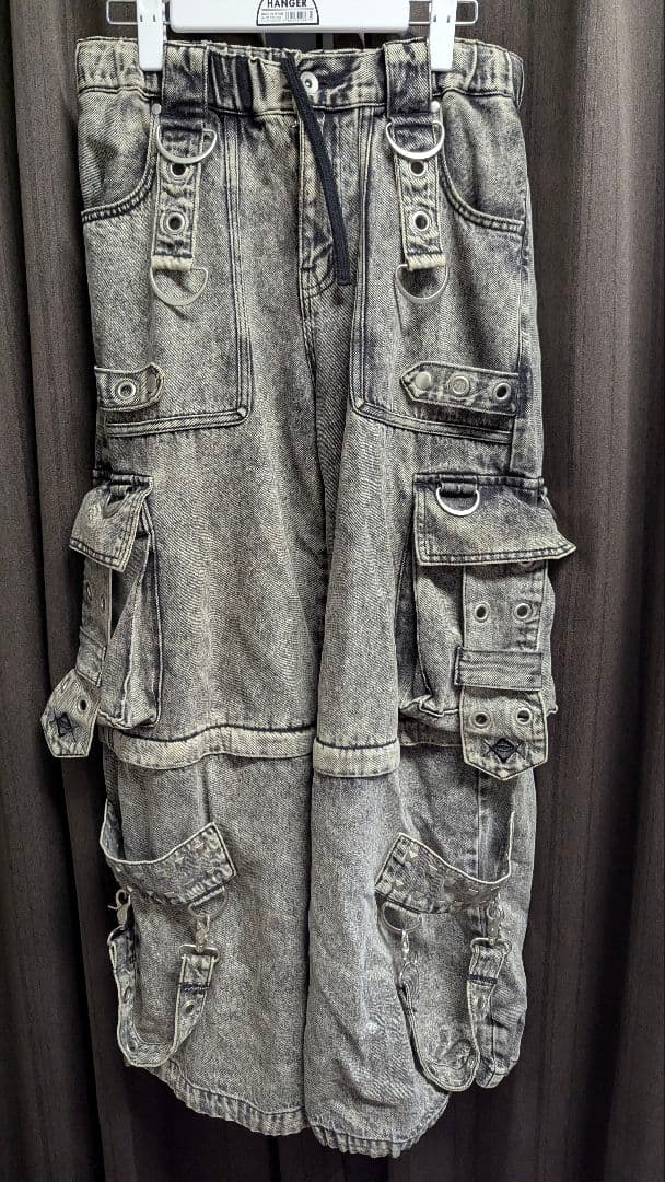 REFLEMの定番 2WAYワイドデニムカーゴパンツ