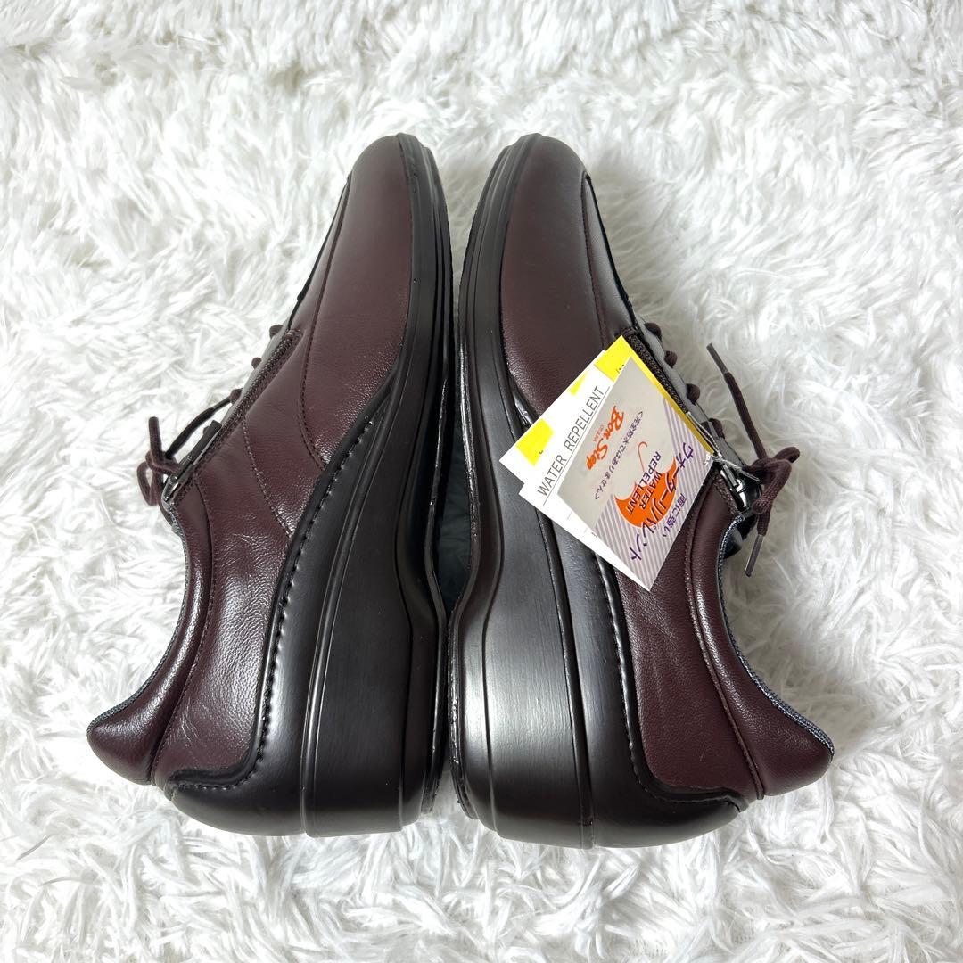 【新品タグ付き】Bon Step コンフォートシューズ ダークブラウン24cm