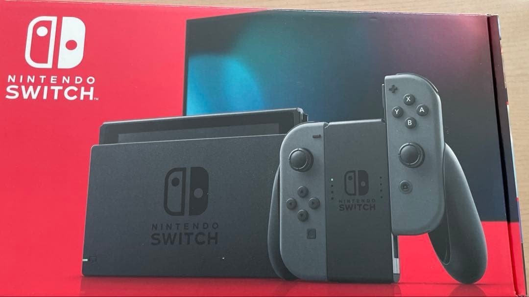 Nintendo Switch 本体 グレー Joy-Con付き　本体以外未使用