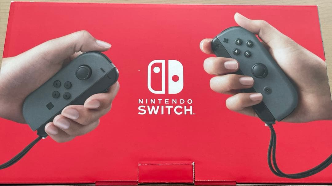Nintendo Switch 本体 グレー Joy-Con付き　本体以外未使用