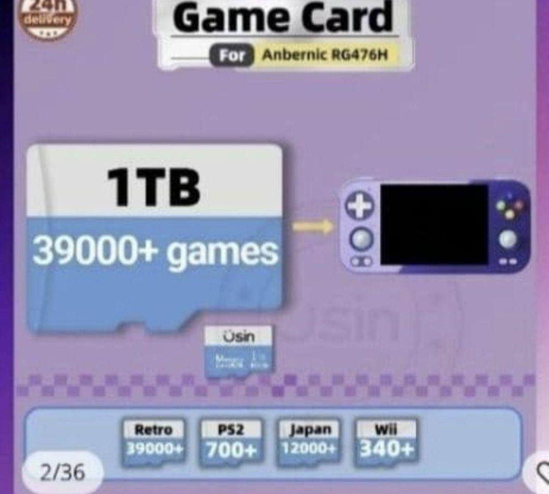 ハンドヘルドゲーム エミュレータ 中華機 HDD 6TB Anbernic