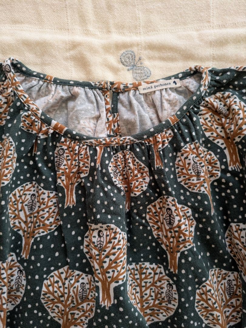 ミナペルホネン　キッズ　pollot ワンピース