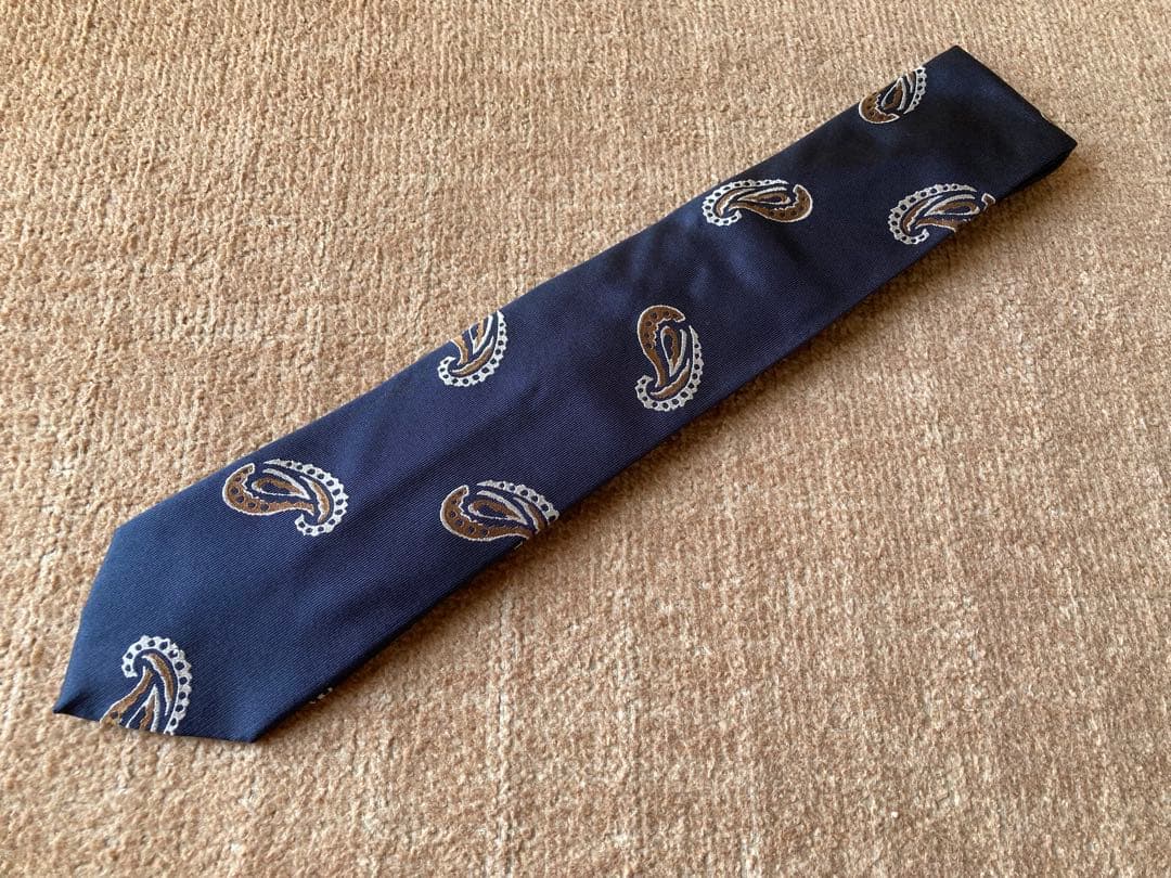 新品 フランコバッシ ネクタイ ネイビー 定価24000円