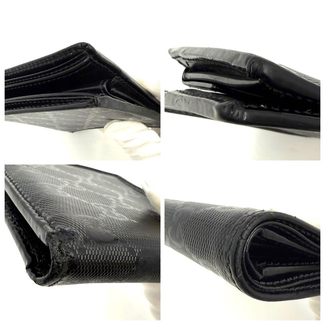 GUCCI グッチ　ブラック 二つ折り財布