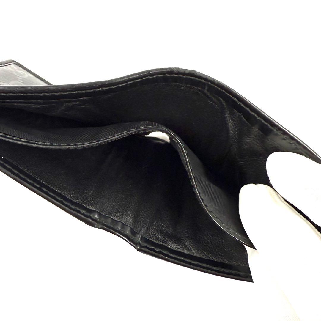 GUCCI グッチ　ブラック 二つ折り財布