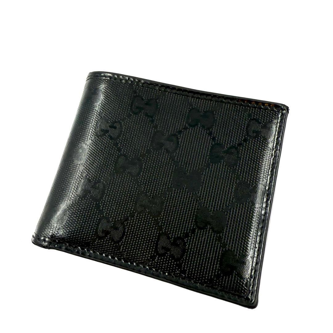 GUCCI グッチ　ブラック 二つ折り財布