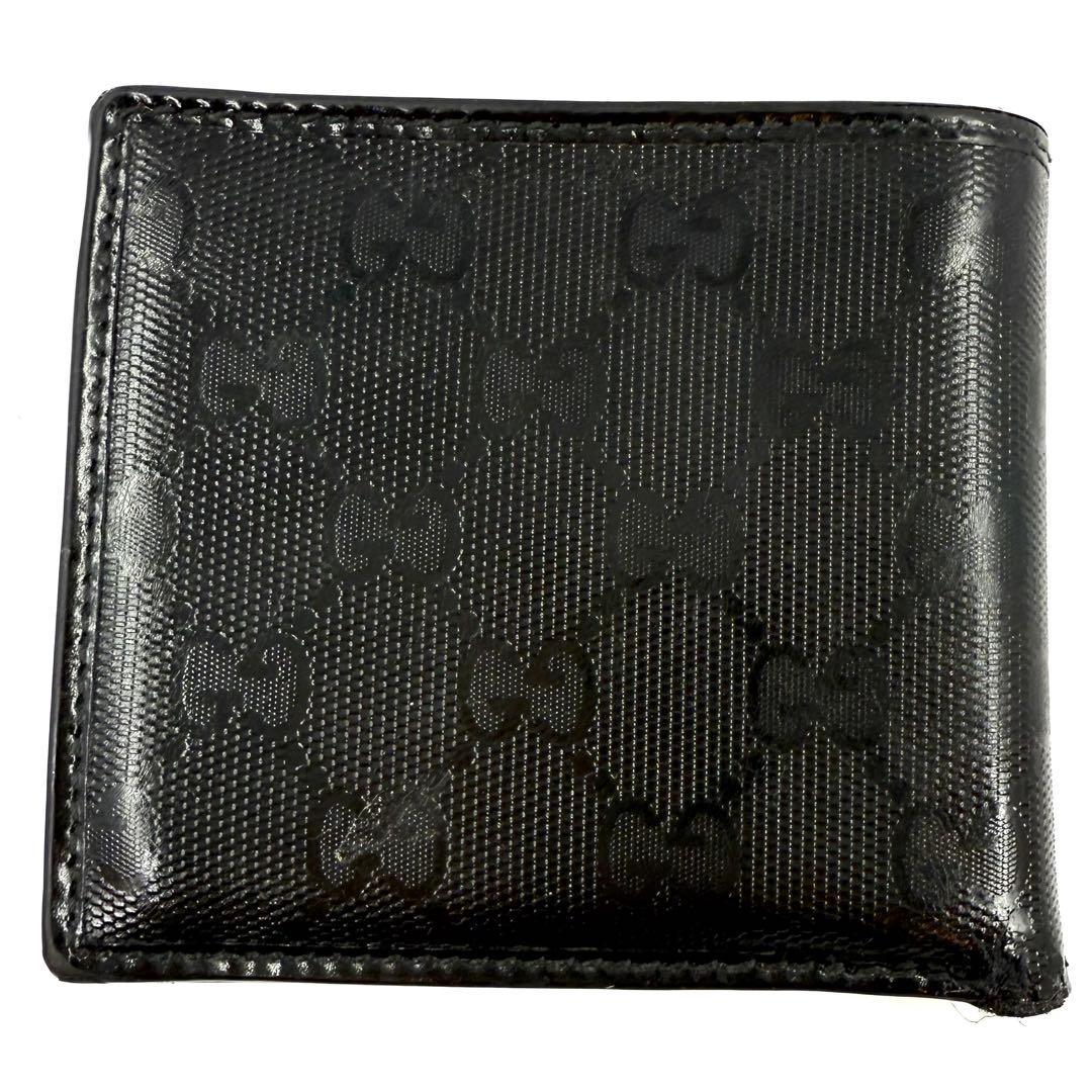 GUCCI グッチ　ブラック 二つ折り財布