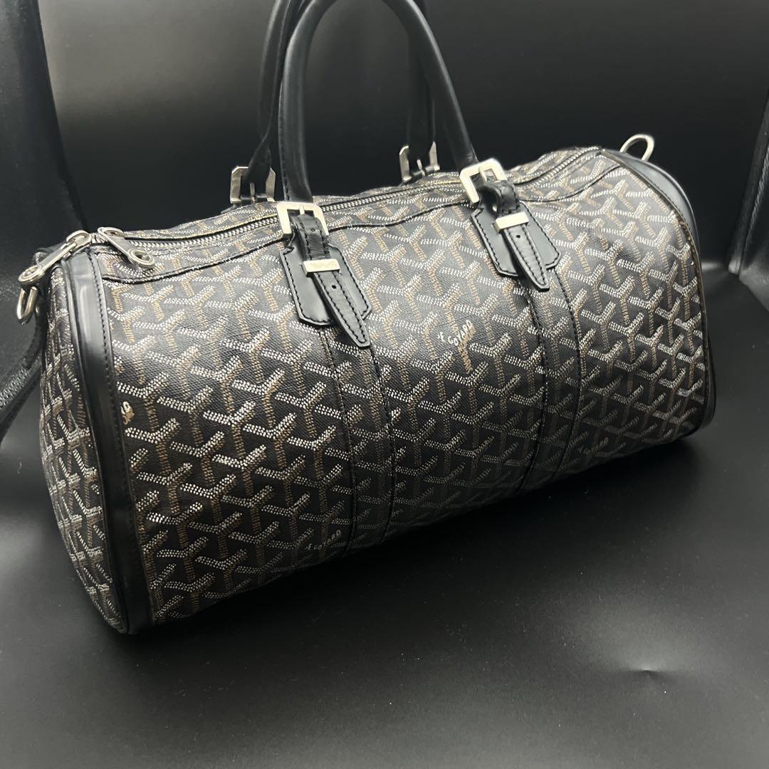 GOYARD ゴヤール クロワジュール40 ミニボストンPVC 美品