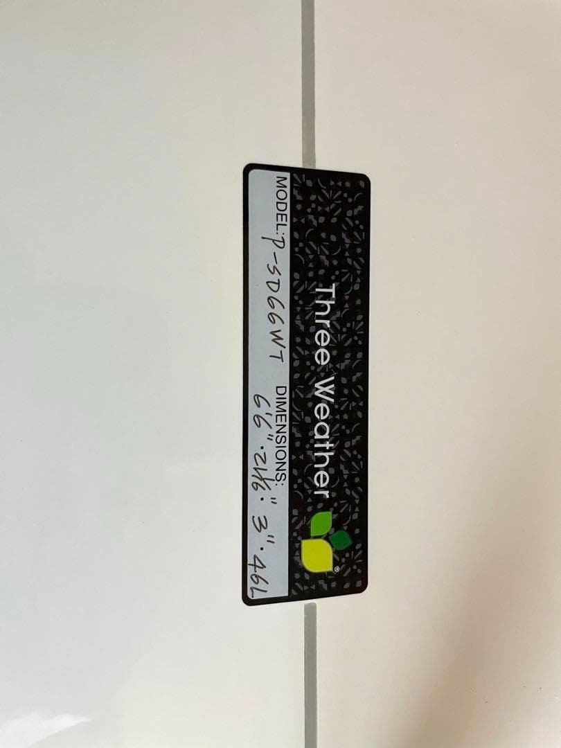 【美品】サーフボード スリーウェザー ショート フィンカバー付き 手渡し 初心者