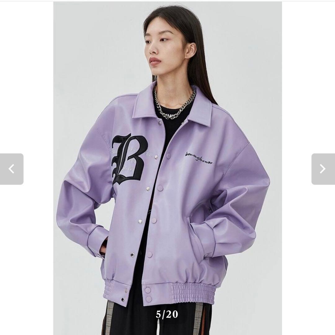 【UNTILWERICH】 St.レザースタジャン パープル エンジェル