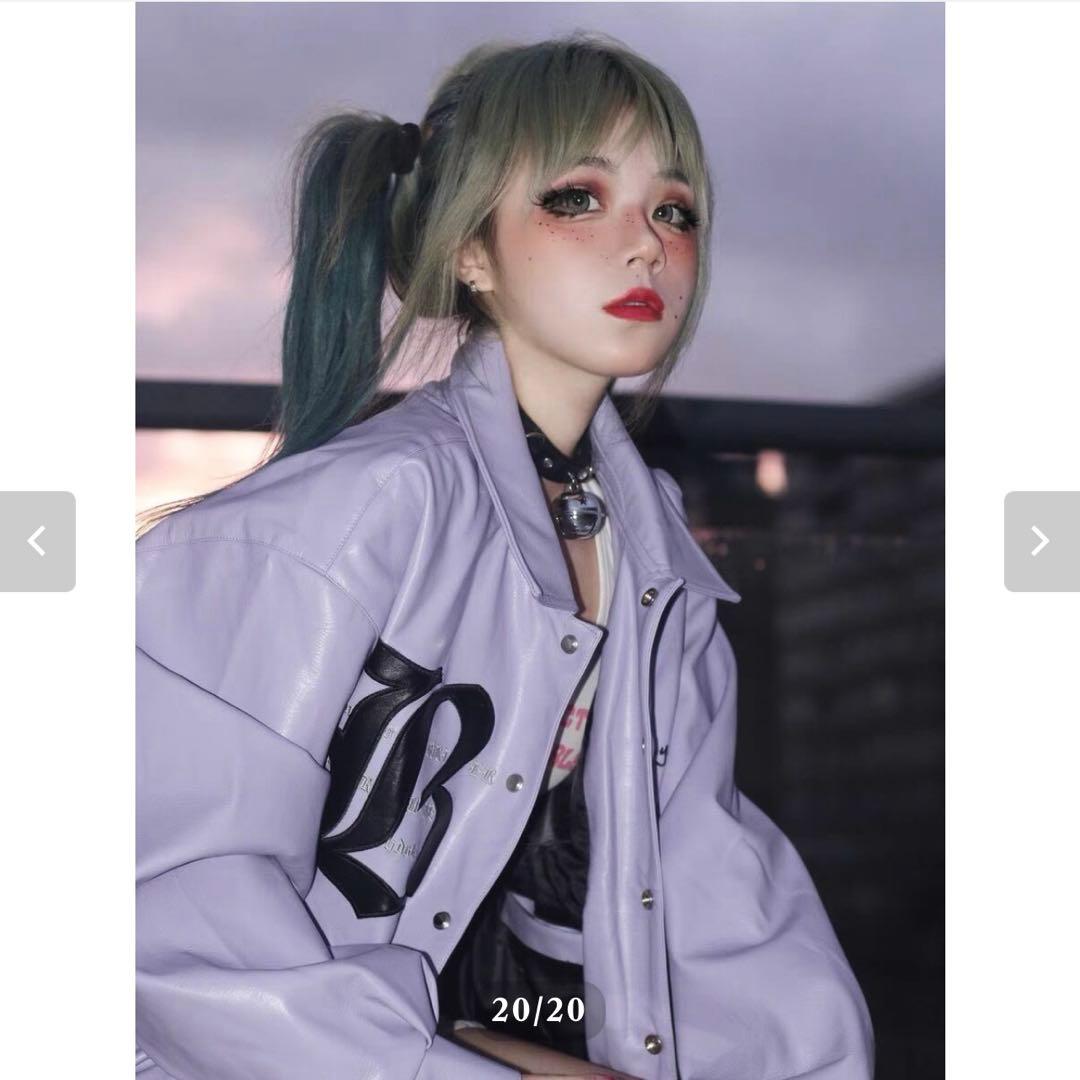 【UNTILWERICH】 St.レザースタジャン パープル エンジェル