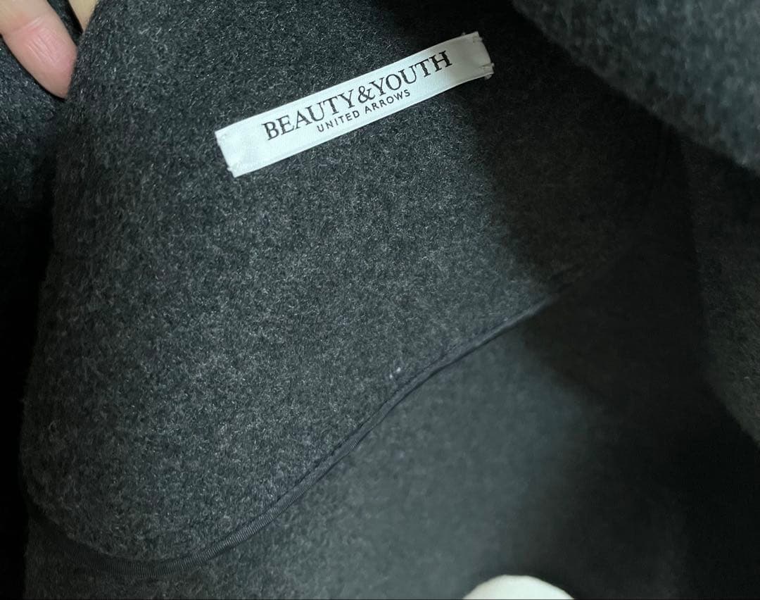 BEAUTY&YOUTH リバーポンチョコート＋ダイアナパンプス