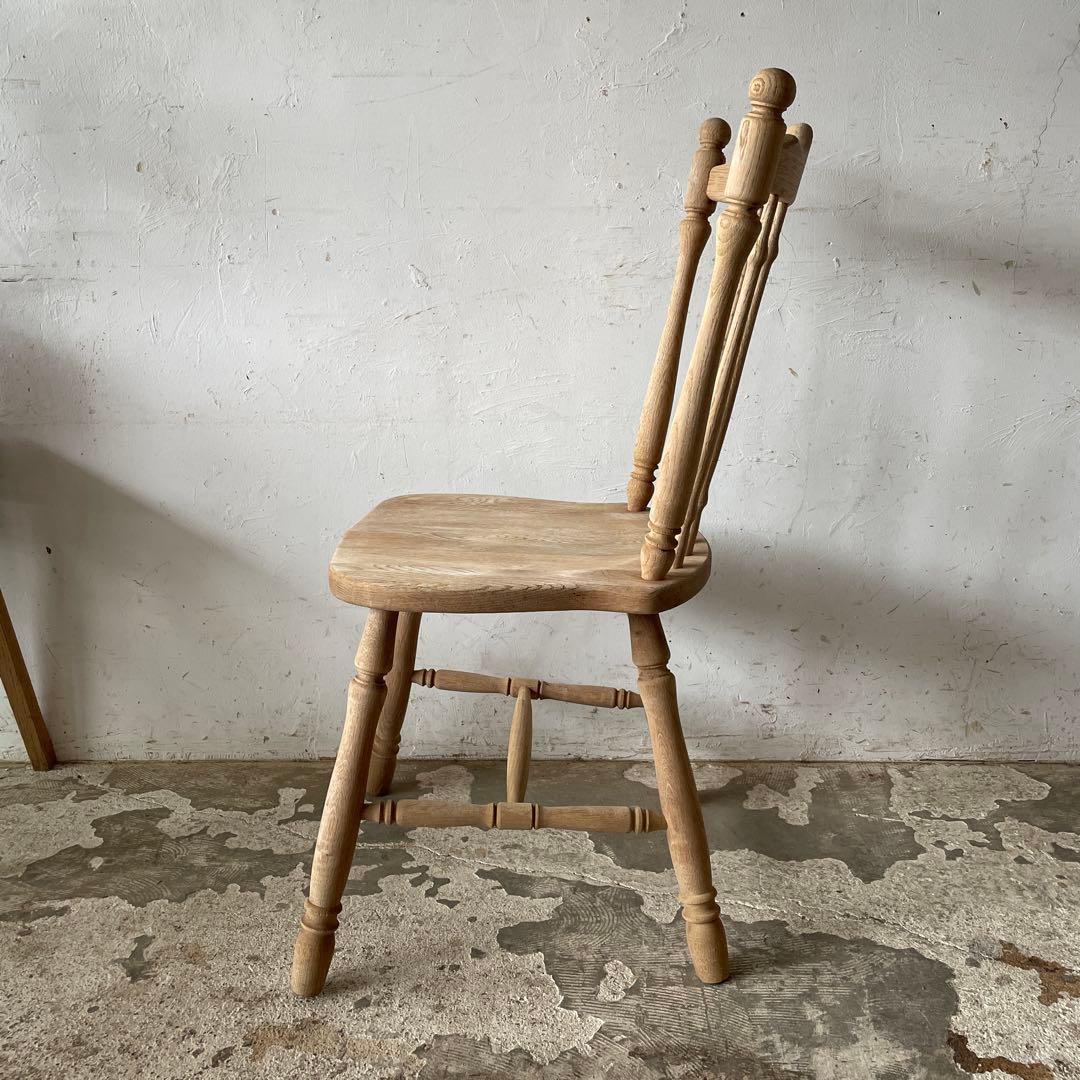 ビンテージ ダイニングチェア　カフェチェア 剥離 no1