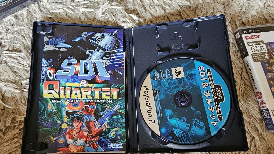 ほぼ新品PS2　SDI＆カルテット　SEGA AGES　動作確認済