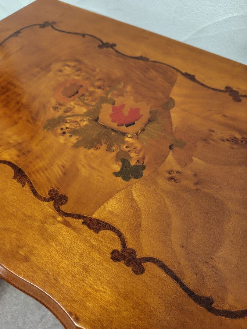 象嵌　猫脚　サイドチェスト　コンソールテーブル