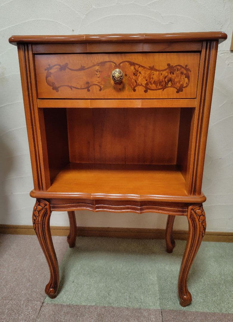 象嵌　猫脚　サイドチェスト　コンソールテーブル