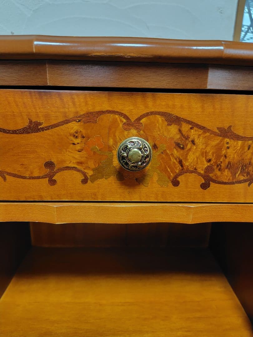 象嵌　猫脚　サイドチェスト　コンソールテーブル