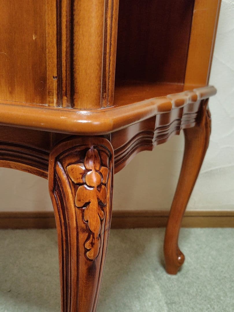 象嵌　猫脚　サイドチェスト　コンソールテーブル