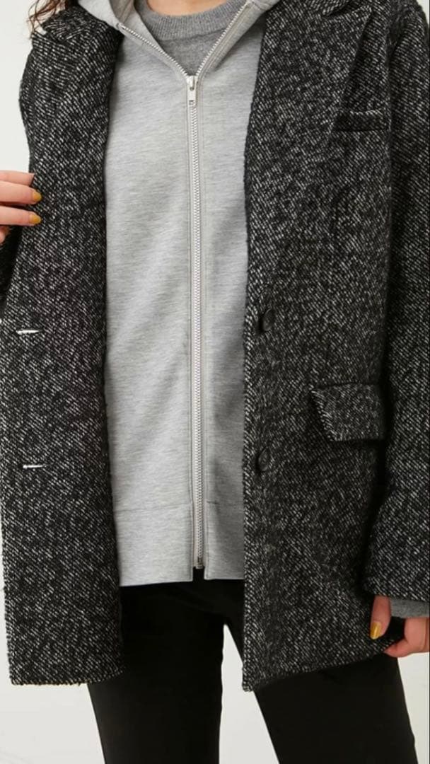 Mila Owen ミラオーウェン　フードドッキングシングルブレストジャケット