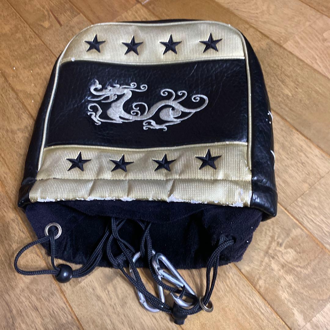 so-1ダンスウィズドラゴンキャディバッグ 黒/シルバー