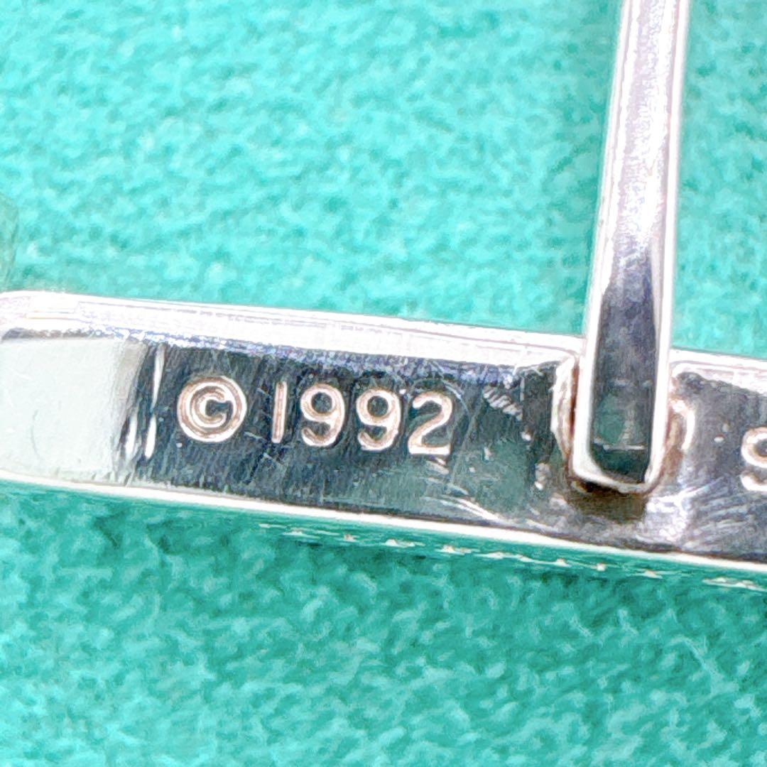 オールドティファニー シグネチャー コンビ カフス シルバー925 k18