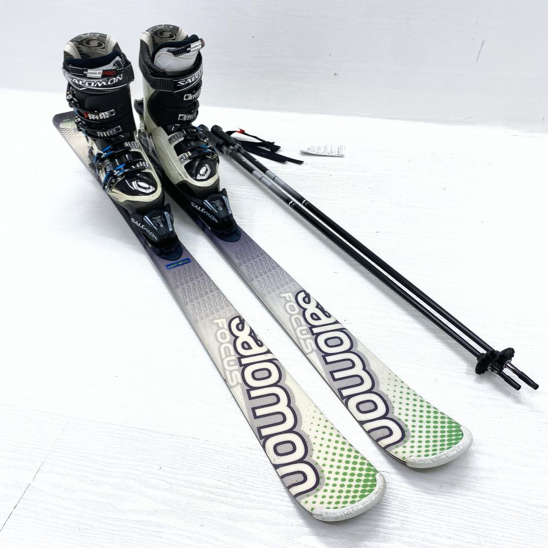 SALOMON サロモン スキー セット 155cm 26～26.5cm 板