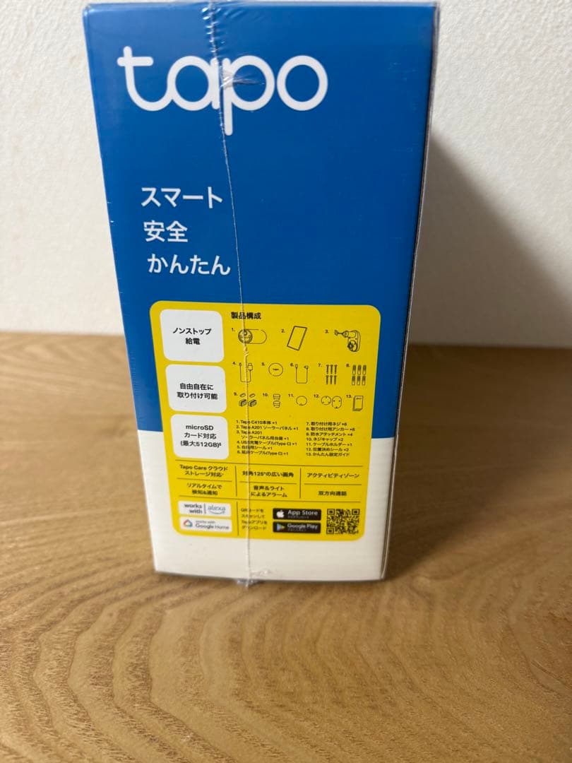 新品未開封　Tapo 防犯カメラ 屋外 ソーラー 防犯カメラ