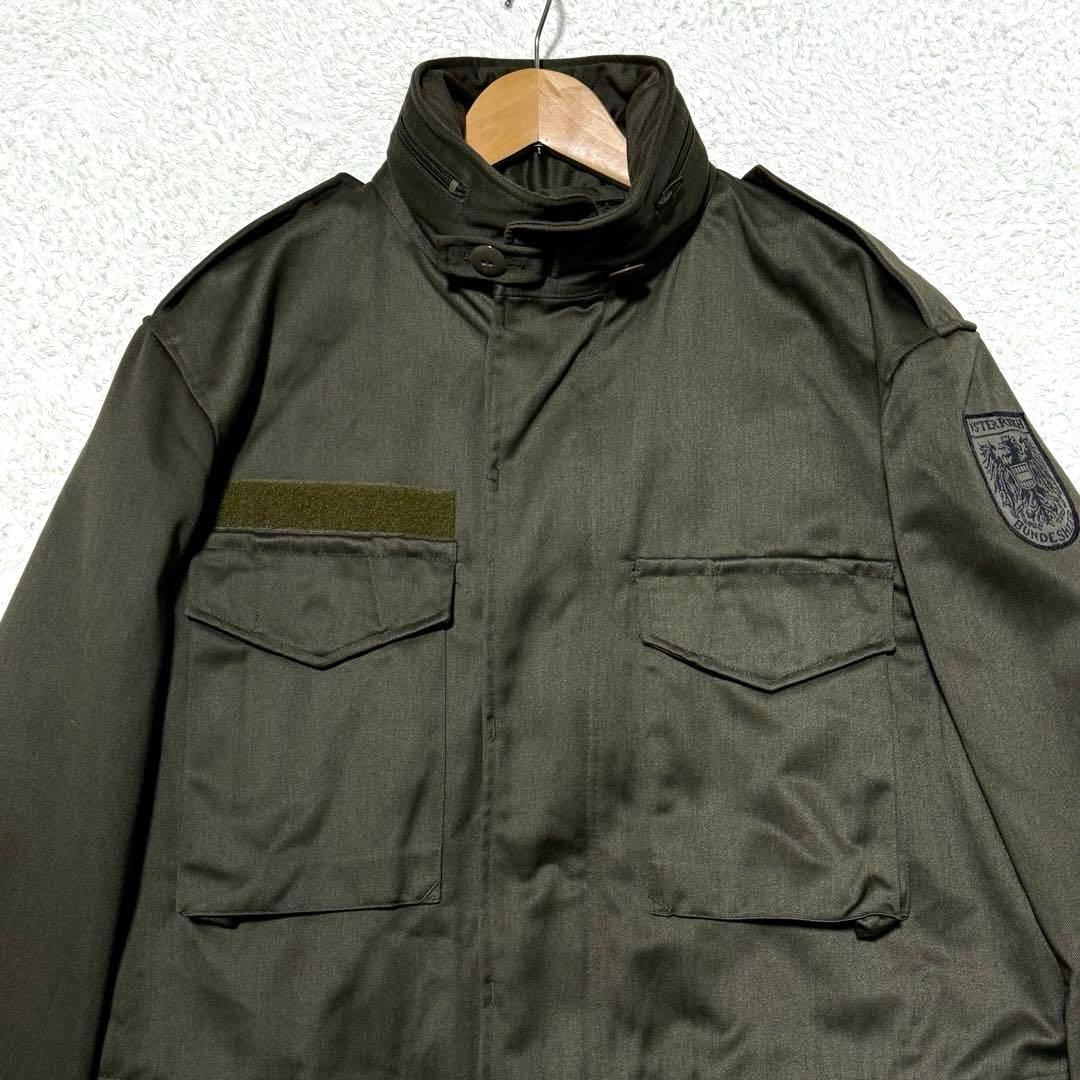 90s オーストリア軍 ミリタリージャケット M-65 フィールドコート XL