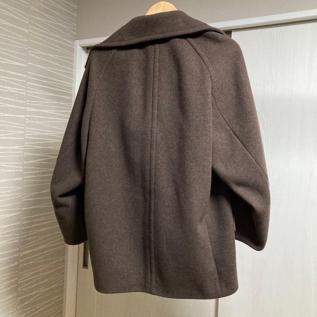 BEAUTY&YOUTH ダブルブレストコート M ブラウン　美品　ミドル　茶