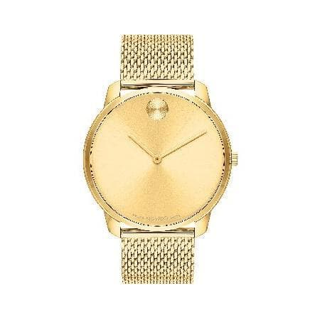 新品 MOVADO BOLD ゴールド メッシュベルト 腕時計 3600833