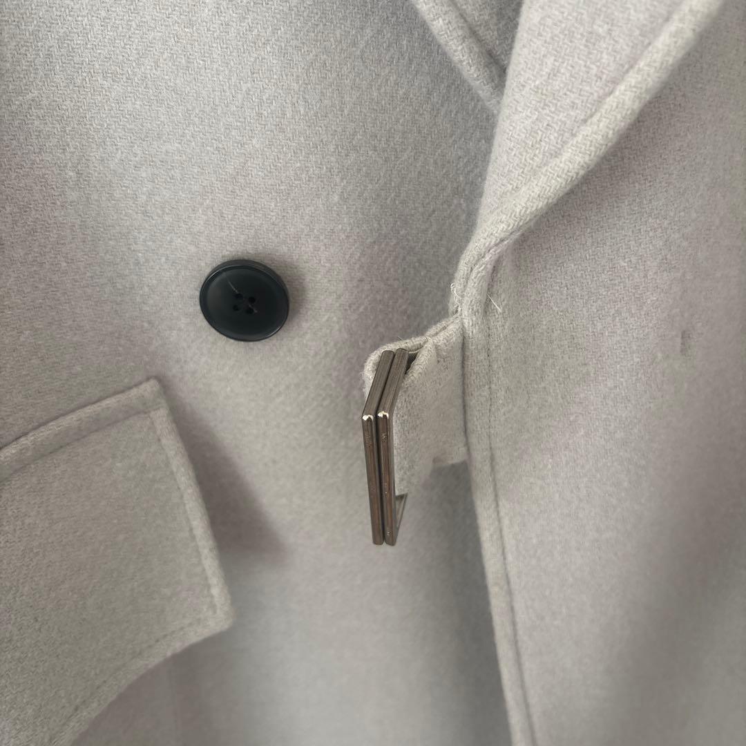 public tokyo タイロッケンチェスターコート　ライトグレー　size1