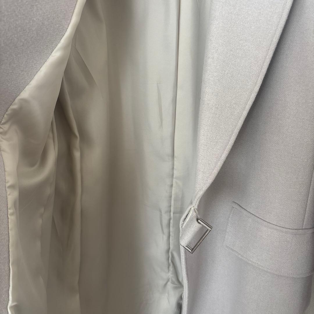 public tokyo タイロッケンチェスターコート　ライトグレー　size1