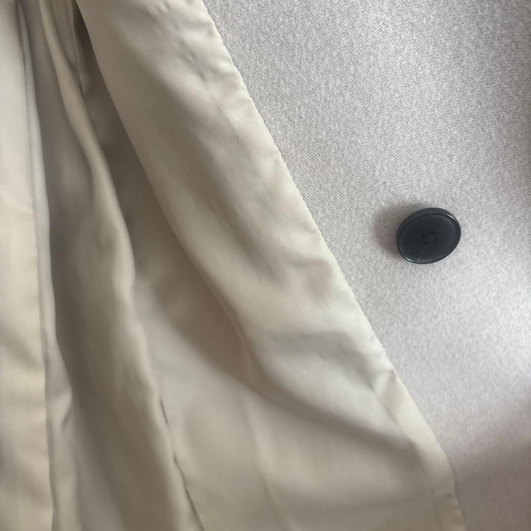 public tokyo タイロッケンチェスターコート　ライトグレー　size1