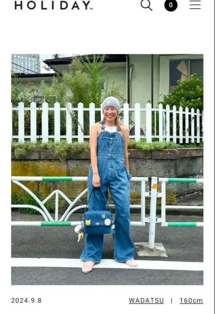 HOLIDAY BIG DENIM OVERALL サイズ01 オーバーオール